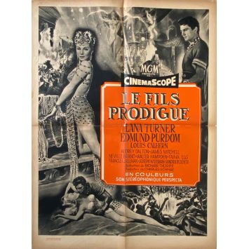 THE PRODIGAL US Movie Poster- 23x32 in. - 1955 - Richard Thorpe, Lana Turner