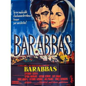 BARABBAS Affiche de cinéma- 120x160 cm. - 1961 - Anthony Quinn, Richard Fleischer