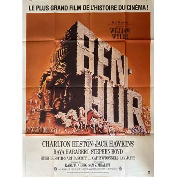 BEN-HUR Affiche de cinéma- 120x160 cm. - 1959/R1970 - Charlton Heston, William Wyler