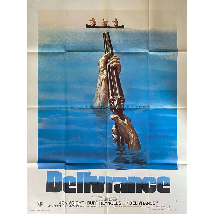 DELIVRANCE Affiche de cinéma- 120x160 cm. - 1972 - Burt Reynolds, John Boorman