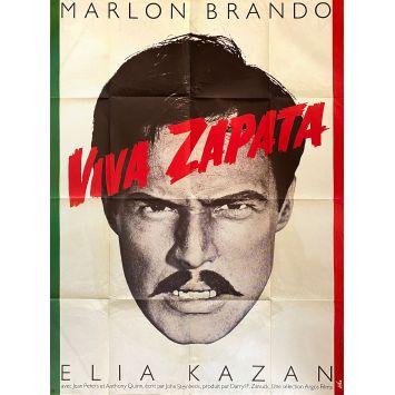 VIVA ZAPATA US Movie Poster- 47x63 in. - 1952 - Elia Kazan, Marlon Brando