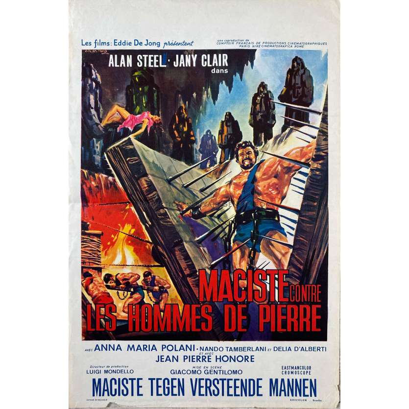 HERCULES AGAINST THE MOON MEN US Movie Poster- 14x21 in. - 1964 - Giacomo Gentilomo, Sergio Ciani