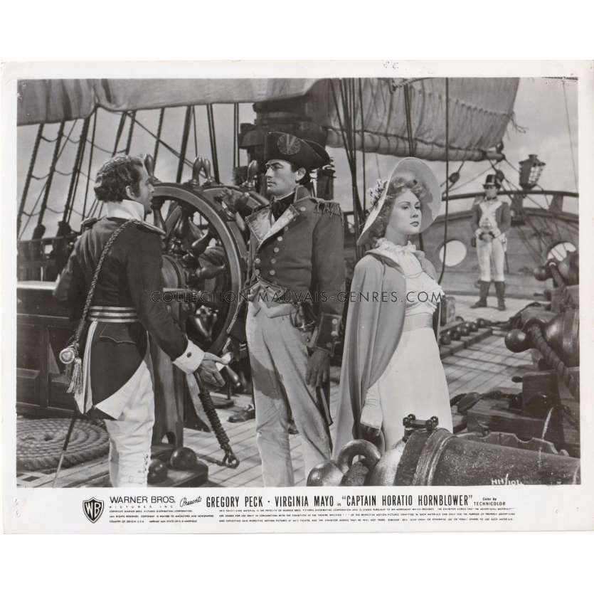 CAPTAIN HORATIO HORNBLOWER US Movie Still HH-104 - 8x10 in. - 1951 - Raoul Walsh, Gregory Peck