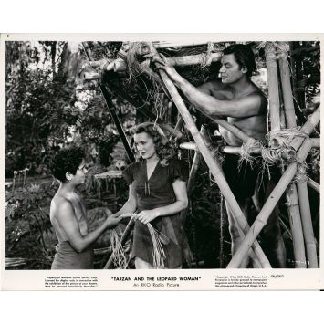 TARZAN ET LA FEMME LEOPARD Photo de presse TLW-17 - 20x25 cm. - 1946 - Johnny Weissmuller, Kurt Neumann