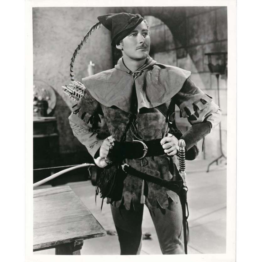 LES AVENTURES DE ROBIN DES BOIS Photo de presse- 20x25 cm. - 1938 - Errol Flynn, Michael Curtiz