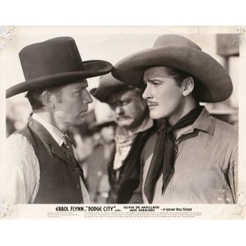 LES CONQUERANTS Photo de presse DC-46 - 20x25 cm. - 1939 - Errol Flynn, Michael Curtiz