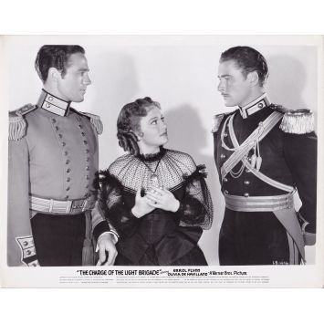 LA CHARGE DE LA BRIGADE LEGERE Photo de presse LB-416 - 20x25 cm. - 1936 - Errol Flynn, Michael Curtiz