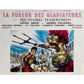 LA FUREUR DES GLADIATEURS Synopsis- 24x30 cm. - 1964 - Richard Harrison, Mario Caiano