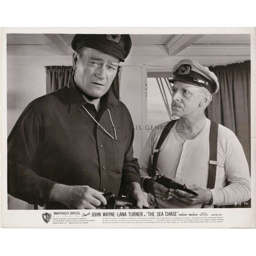 LE RENARD DES OCEANS Photo de presse 814-70 - 20x25 cm. - 1955 - John Wayne, John Farrow