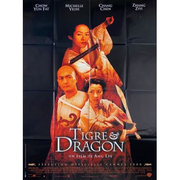 TIGRE ET DRAGON Affiche de film- 120x160 cm. - 2000 - Chow Yun Fat, Ang Lee