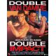 DOUBLE IMPACT Original Movie Poster- 15x21 in. - 1991 - Sheldon Lettich, Jean-Claude Van Damme