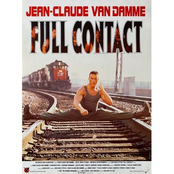 THE LIONHEART French Movie Poster- 15x21 in. - 1990 - Shedon Lettich, Jean-Claude Van Damme