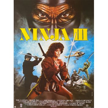 NINJA 3 Affiche de cinéma- 40x60 cm. - 1984 - Shô Kosugi, Sam Firstenberg