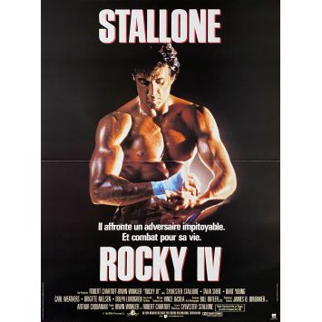 ROCKY 4 Affiche de cinéma- 40x54 cm. - 1985 - Sylvester Stallone, Sylvester Stallone