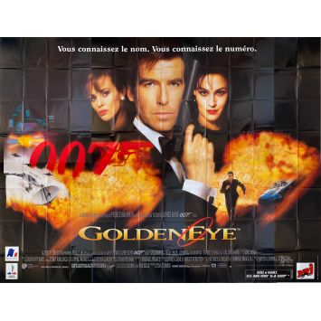 GOLDENEYE French Movie Poster- 158x118 in. - 1995 - James Bond, Pierce Brosman
