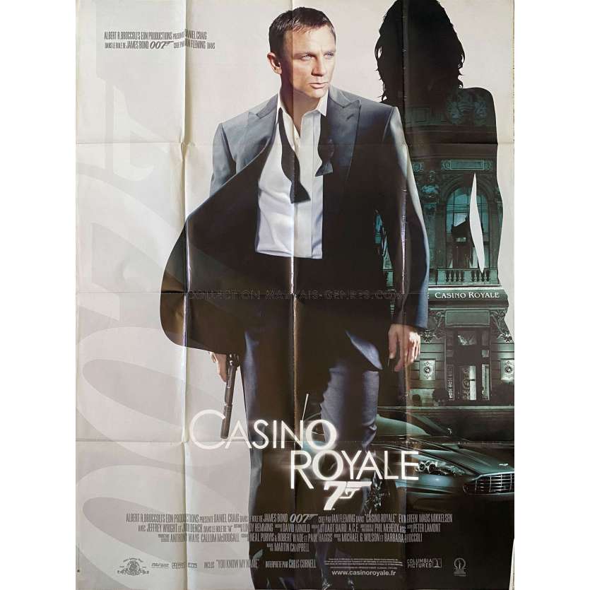 CASINO ROYALE (2006) Affiche de cinéma- 120x160 cm. - 2006 - Daniel Craig, Martin Campbell