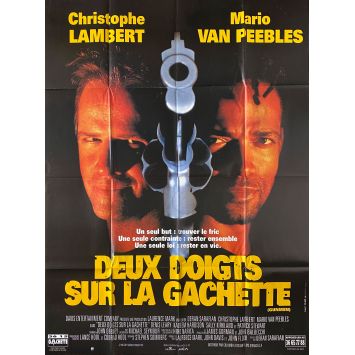 DEUX DOIGTS SUR LA GACHETTE Affiche de cinéma- 120x160 cm. - 1993 - Christopher Lambert, Deran Sarafian