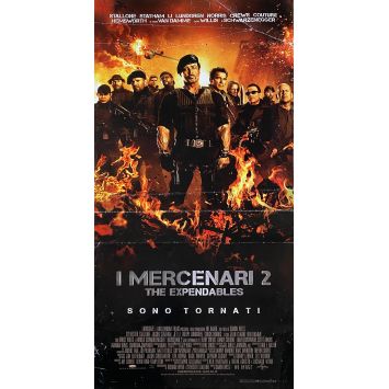 THE EXPENDABLES 2 Australian Movie Poster- 13x30 in. - 2012 - Simon West, Sylvester Stallone