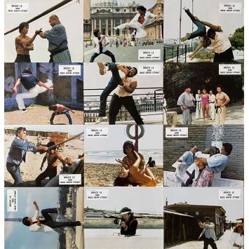 BRUCE CONTRE ATTAQUE Photos de film x12 - 21x30 cm. - 1982 - Bruce Le, Joseph Velasco