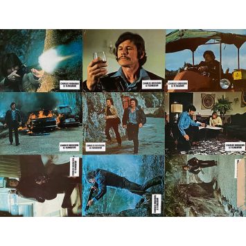 LE FLINGUEUR Photos de film x9 - Jeu A - 21x30 cm. - 1972 - Charles Bronson, Michael Winner