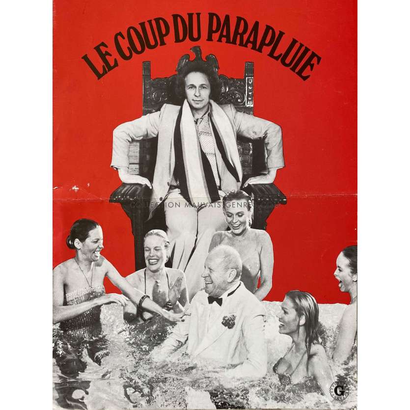 LE COUP DU PARAPLUIE Synopsis- 21x30 cm. - 1980 - Pierre Richard, Gérard Oury