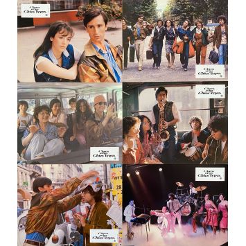 CLARA ET LES CHICS TYPES French Lobby Cards x6 - 9x12 in. - 1981 - Jacques Monnet, Isabelle Adjani