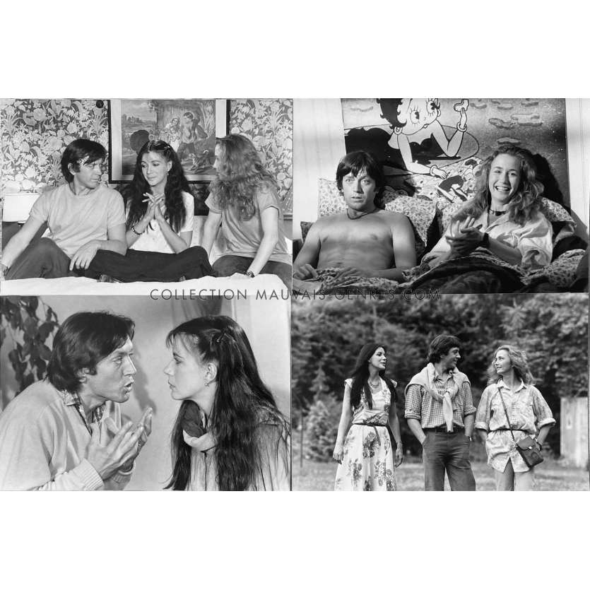 CROQUE LA VIE Photos de presse x5 - 13x18 cm. - 1981 - Bernard Giraudeau, Jean-Charles Tacchella