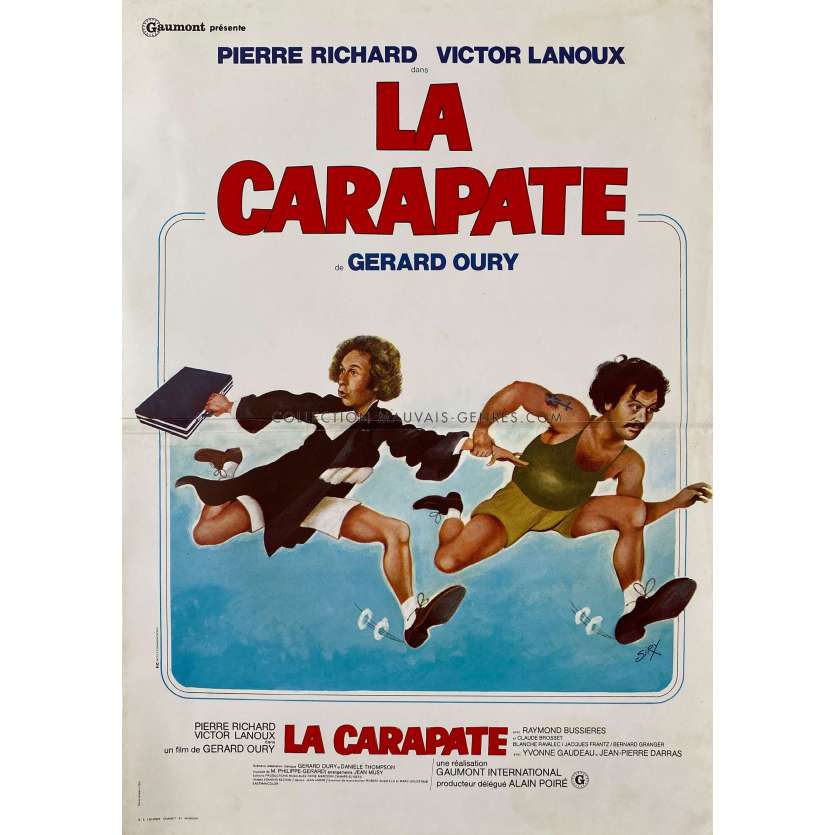 THE ESCAPE French Movie Poster- 15x21 in. - 1978 - Gérard Oury, Pierre Richard