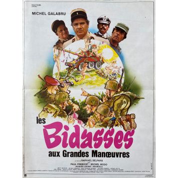 LES BIDASSES AUX GRANDES MANŒUVRES French Movie Poster- 15x21 in. - 1981 - Raphaël Delpard, Michel Galabru