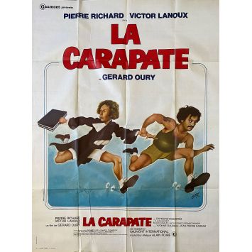 LA CARAPATE Affiche de cinéma- 120x160 cm. - 1978 - Pierre Richard, Gérard Oury