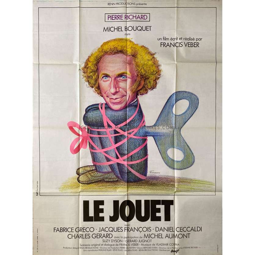 LE JOUET Affiche de cinéma- 120x160 cm. - 1976 - Pierre Richard, Francis Veber