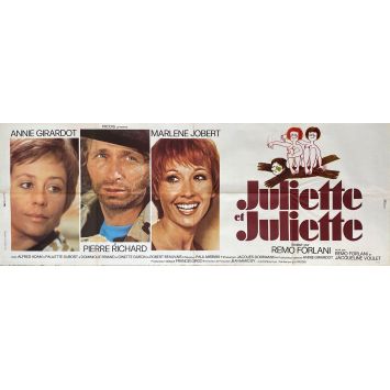 JULIETTE ET JULIETTE French Movie Poster- 23x63 in. - 1974 - Rémo Forlani, Annie Girardot
