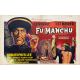 THE FACE OF FU MANCHU Belgian Movie Poster- 14x21 in. - 1965 - Don Sharp, Christopher Lee