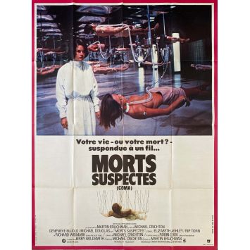 COMA French Movie Poster- 47x63 in. - 1978 - Michael Crichton, Michael Douglas