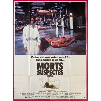 COMA MORTS SUSPECTES Affiche de cinéma- 120x160 cm. - 1978 - Michael Douglas, Michael Crichton