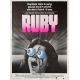 RUBY French Movie Poster- 23x32 in. - 1977 - Curtis Harrington, Piper Laurie