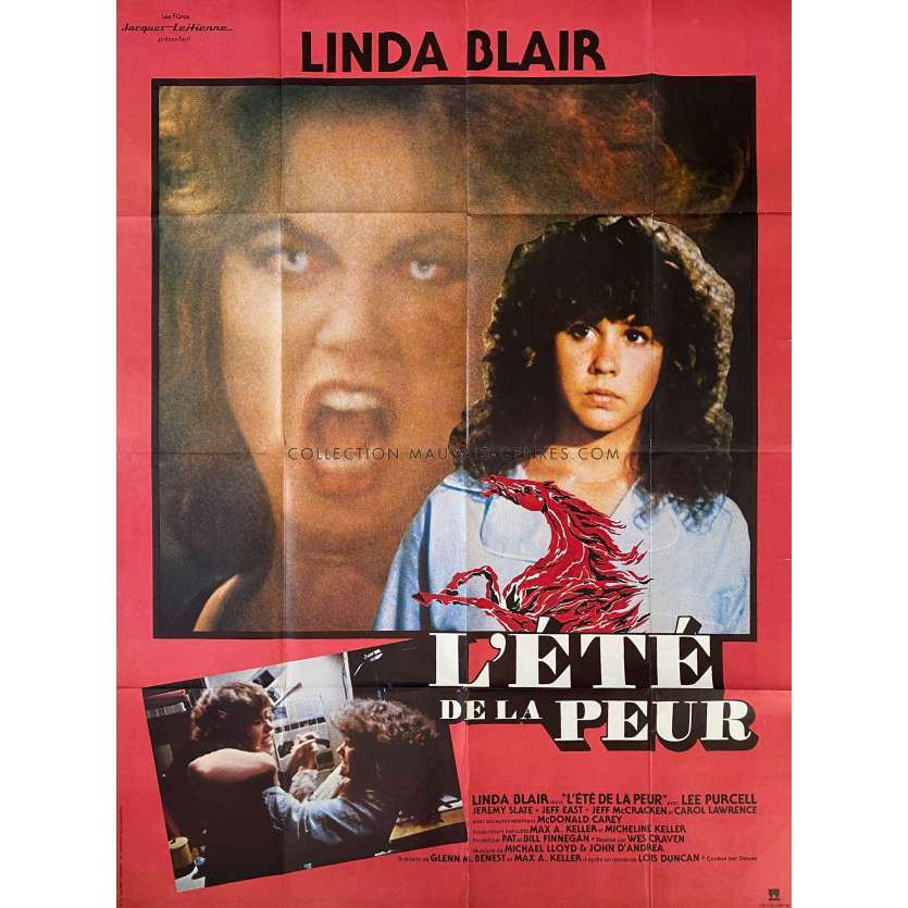 L'ETE DE LA PEUR Affiche de cinéma- 120x160 cm. - 1978 - Linda Blair, Wes Craven