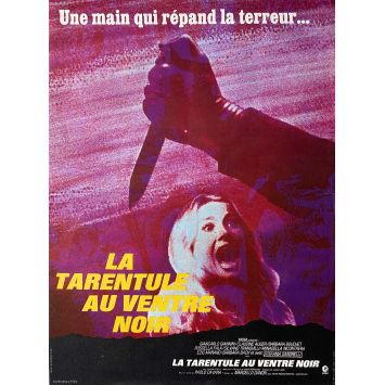 BLACK BELLY OF THE TARANTULA French Movie Poster- 15x21 in. - 1971 - Paolo Cavara, Claudine Auger