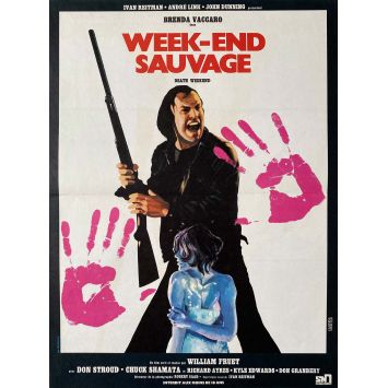 WEEK-END SAUVAGE Affiche de cinéma- 40x54 cm. - 1976 - Brenda Vaccaro, William Fuet