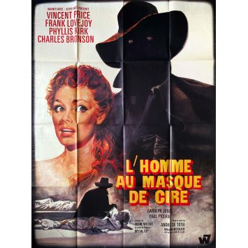 L'HOMME AU MASQUE DE CIRE Affiche de cinéma- 120x160 cm. - 1953/R1970 - Vincent Price, André de Toth