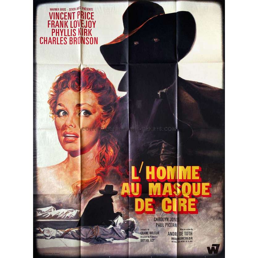 HOUSE OF WAX French Movie Poster- 47x63 in. - 1953/R1970 - André de Toth, Vincent Price