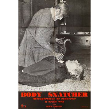 THE BODY SNATCHER French Movie Poster- 32x47 in. - 1945/R1970 - Robert Wise, Boris Karloff