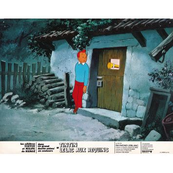 TINTIN AND THE LAKE OF SHARKS French Lobby Card N08 - 9x12 in. - 1972 - Raymond Leblanc, Jacques Balutin