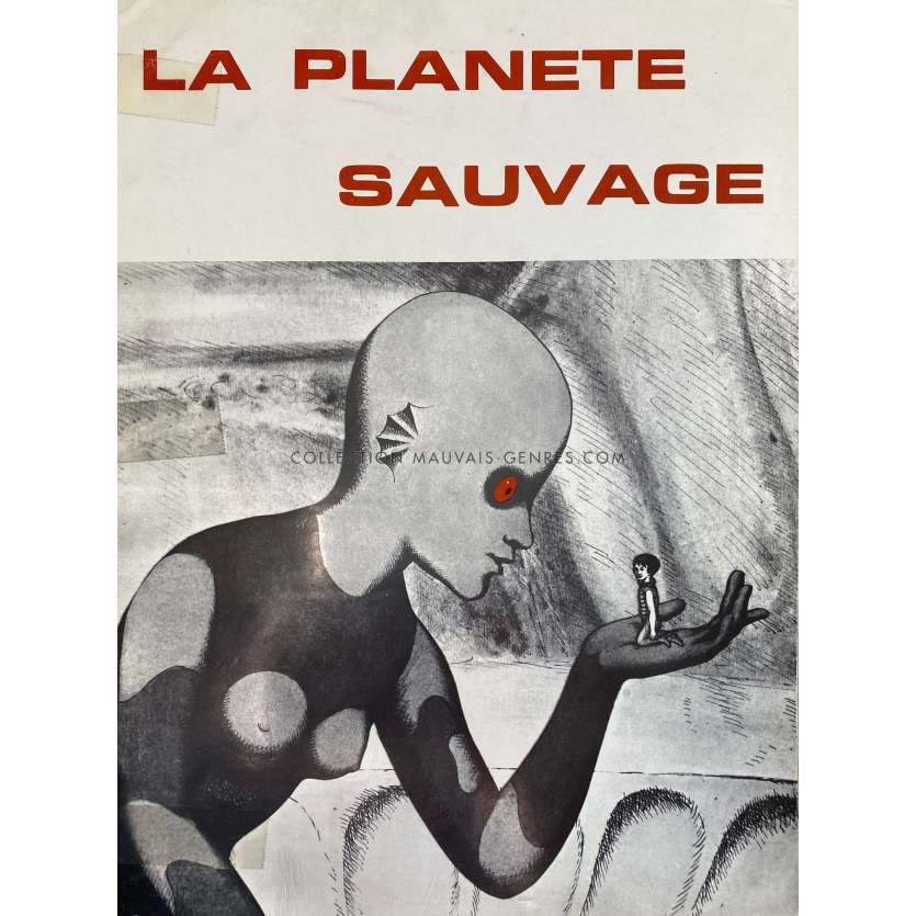 LA PLANETE SAUVAGE Dossier de presse 20p - 21x30 cm. - 1973 - Barry Bostwick, René Laloux