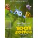 1001 PATTES Affiche de film- 120x160 cm. - 1998 - Pixar, John Lasseter