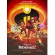 INCREDIBLES 2 French Movie Poster- 15x21 in. - 2018 - Brad Bird, Samuel L. Jackson