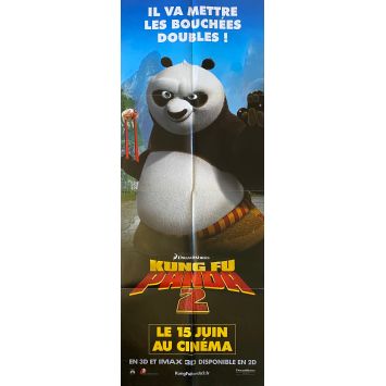KING FU PANDA 2 French Movie Poster- 23x63 in. - 2011 - Jennifer Yuh Nelson, Jack Black