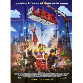 LA GRANDE AVENTURE LEGO Affiche de film- 120x160 cm. - 2014 - Chris Pratt, Phil Lord