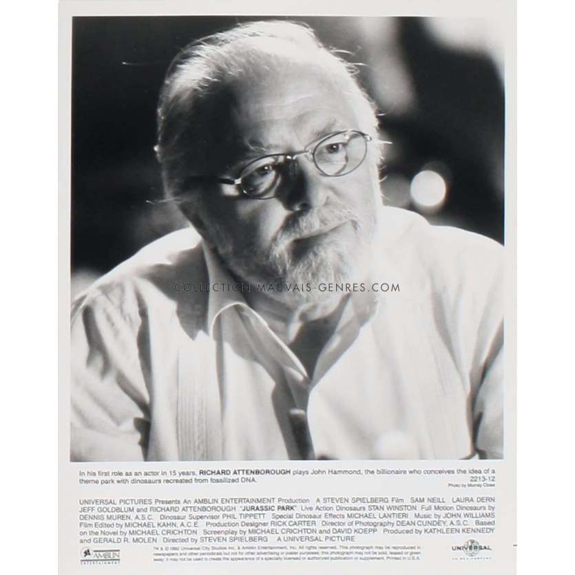 JURASSIK PARK Photo de film N6 20x25 - 1993 - Sam Neil, Steven Spielberg