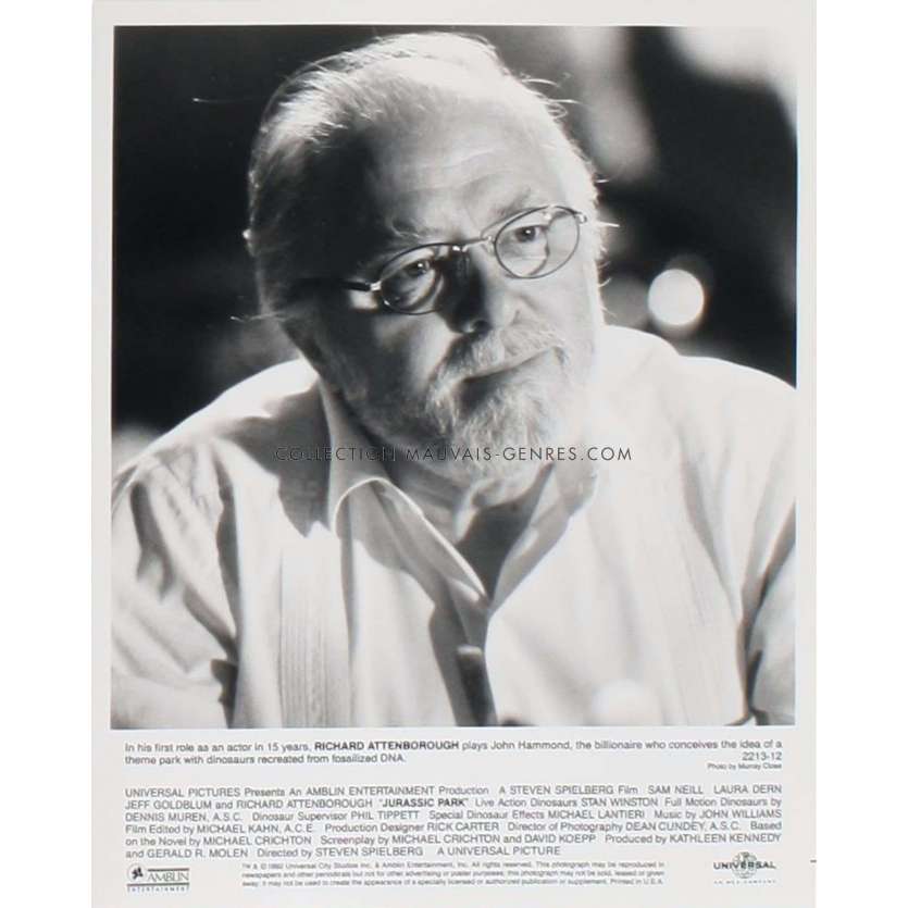 JURASSIC PARK US Still N6 8x10 - 1993 - Steven Spielberg, Sam Neil